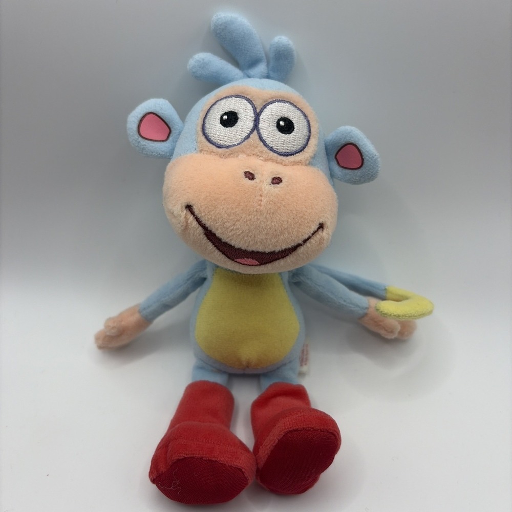 TY Beanie Babies BOOTS Monkey Dora Explorer Beanbag Plush Stuffed Animal 2007